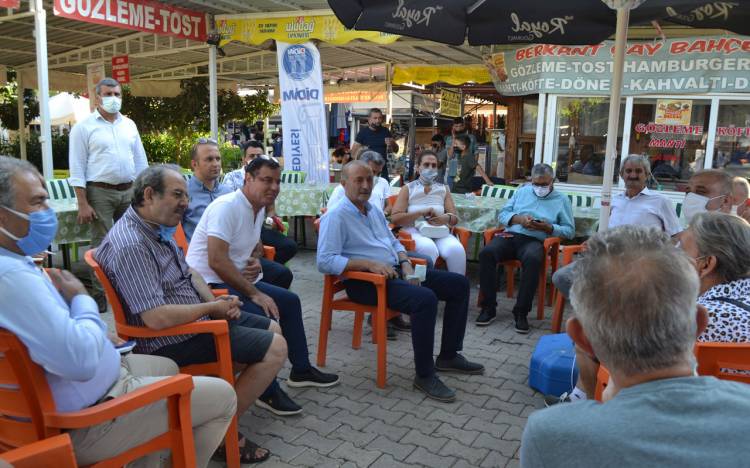 Aydın Didim’de Mavişehir Pazarı esnafıyla toplantı
