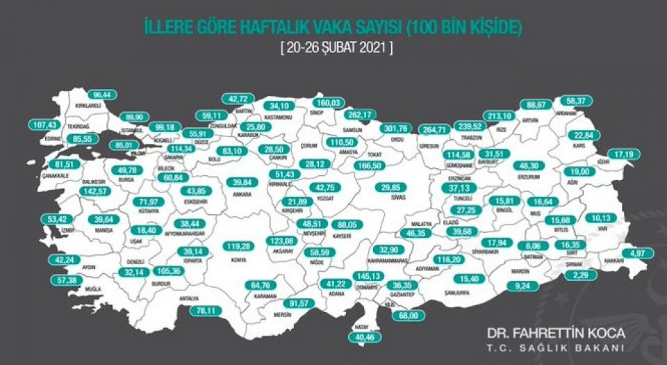 Denizli’de vaka sayıları artışta