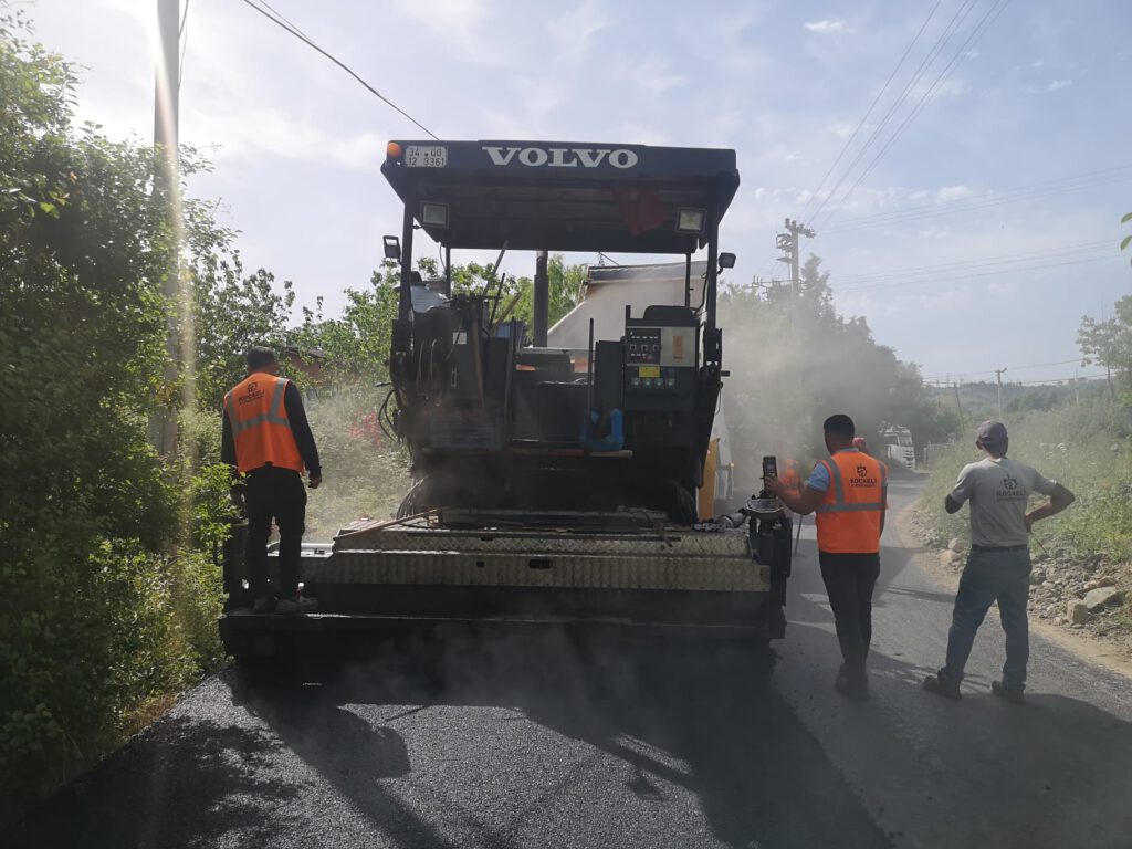 Gebze Tavşanlı–Pelitli yoluna asfalt serildi