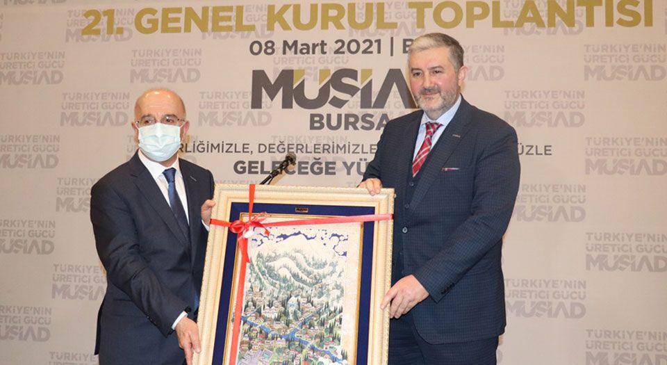 MÜSİAD Bursa’da Nihat Alpay güven tazeledi