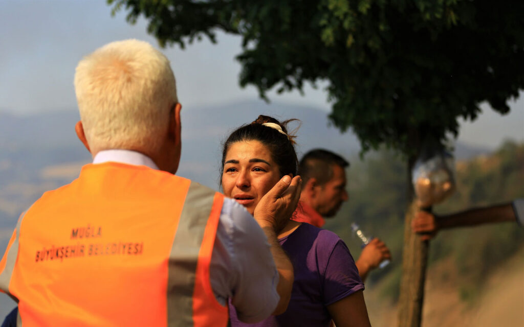 Muğla’daki yangın bölgelerine Başkan Gürün’den inceleme