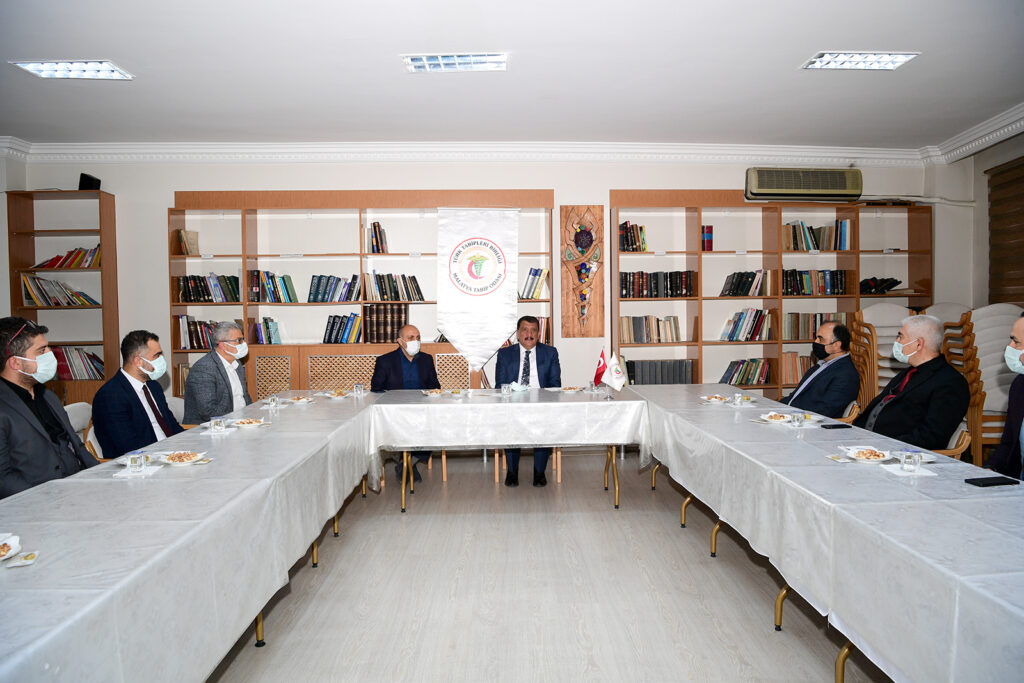 Başkan Gürkan’dan Malatya Tabip Odası’na ziyaret