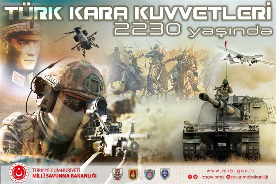 Bakan Akar’dan Türk Kara Kuvvetleri’ne 2230. yıl mesajı