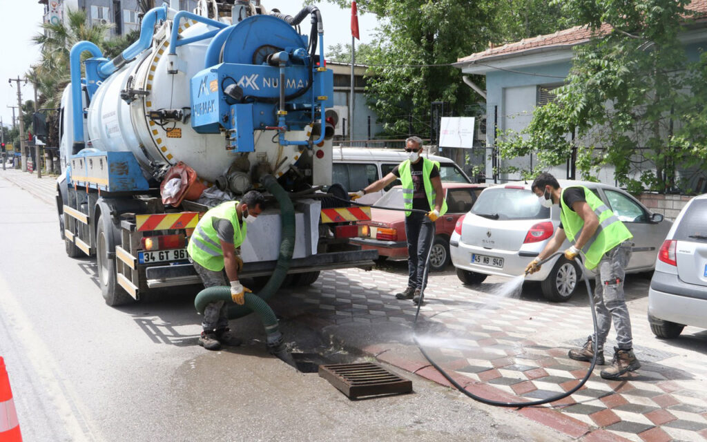 Manisa Akhisar’da su taşkınlarına karşı önlem