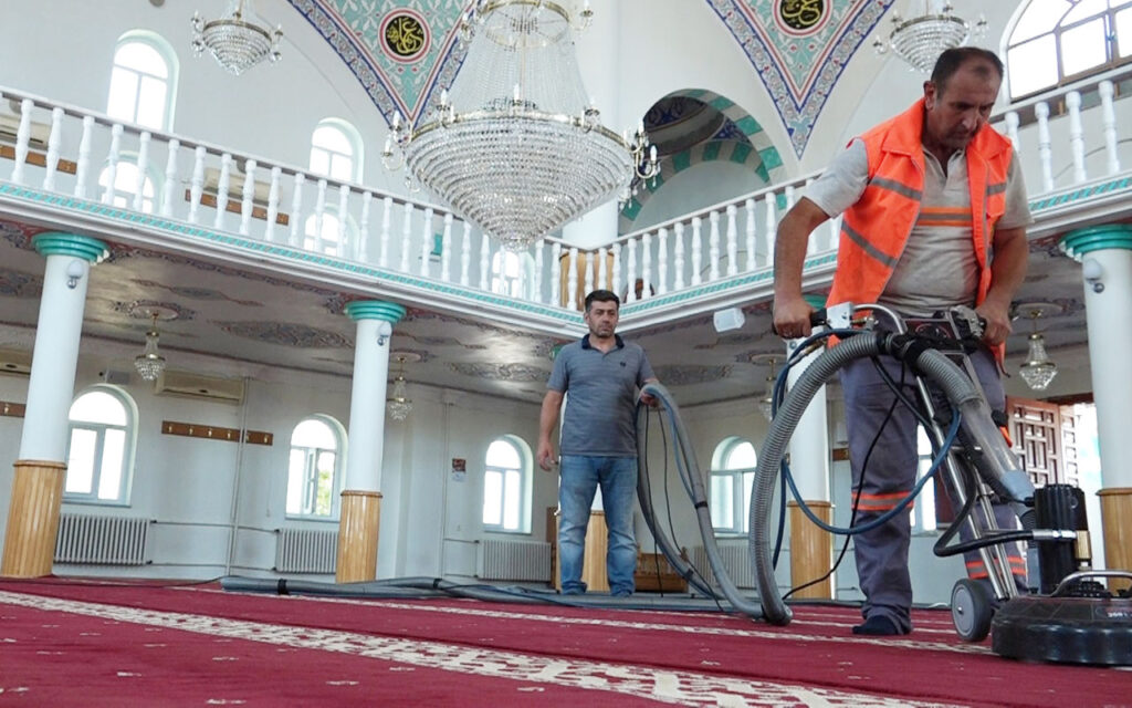 Malatya’da ibadethanelere yönelik hijyen çalışması