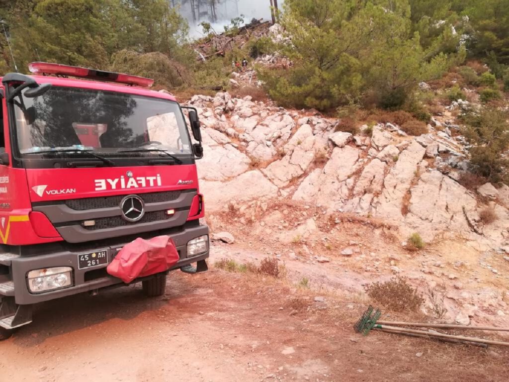 Muğla Akçakaya’dan itfaiye ekiplerine teşekkür