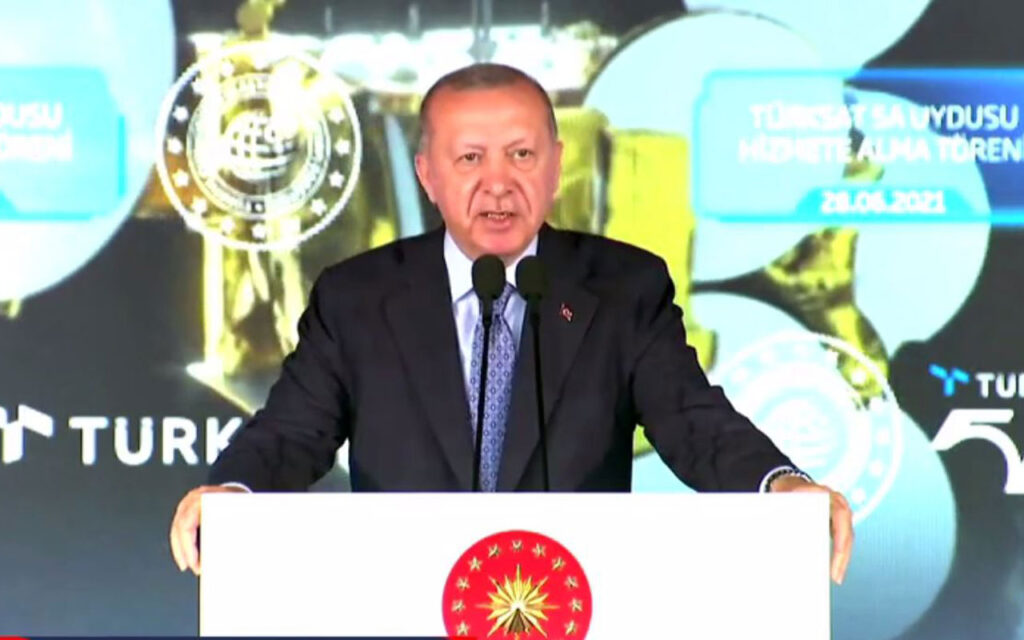Türksat 5A devreye alınıyor.. Cumhurbaşkanı  Erdoğan konuşuyor