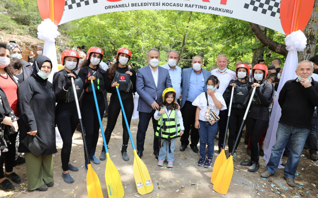 Marmara’nın rafting parkuru Bursa Orhaneli’de açıldı