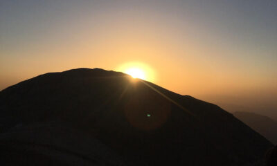 Mereto Dağı’ndan güneşin doğuşunu izlediler