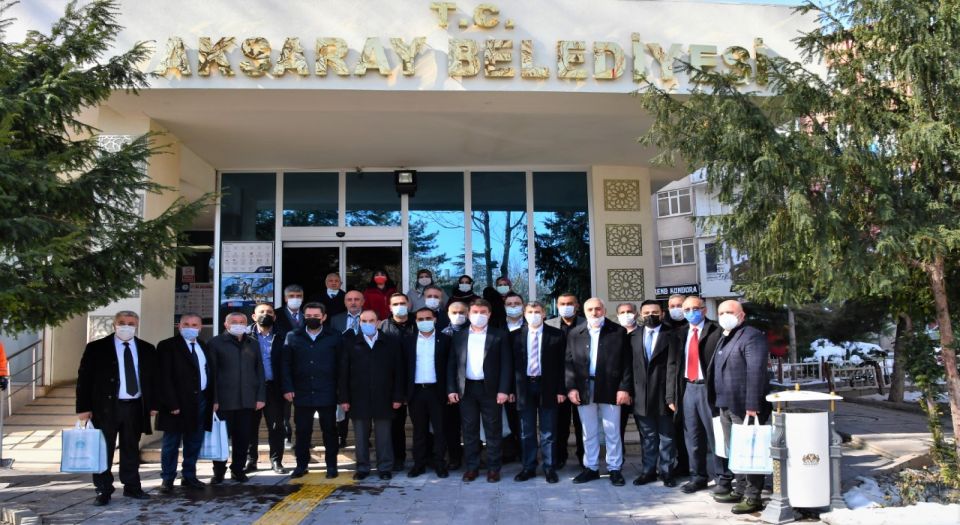 Aksaray’da AK Parti’den Başkan Dinçer’e ziyaret