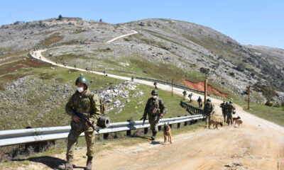 Bursa’da askeri köpek eğiticileri tatbikat yaptı