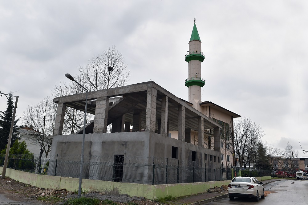 Osmangazi’de TOKİ Camii’nde çalışmalar sürüyor