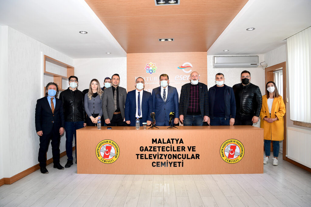 Malatya Belediye Başkanı’ndan Gazeteciler Cemiyeti’ne ziyaret